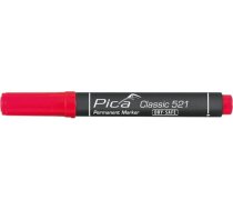 Pica-Marker Pica Permanentmarker 2-6mm, Wedge Tip, red