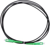 Extralink SC/APC-SC/APC Black | Patchcord | Single mode, Simplex, 3mm, 2m