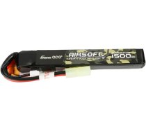 Gens Ace 25C 1500mAh 2S1P 7.4V Airsoft Gun Lipo Battery with mini Tamiya Plug