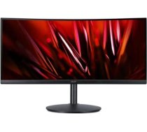 Acer LCD Monitor|ACER|XZ342CUS3BMIIP|34"|Gaming/Curved/21 : 9|Panel VA|3440x1440|21:9|180 hz|Matte|1 ms|Speakers|Swivel|Height adjustable|Tilt|Colour Black|UM.CX2EE.301