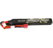 Gens Ace 25C 1500mAh 2S1P 7.4V Nunchuck 2X Airsoft Gun Lipo Battery with T Plug