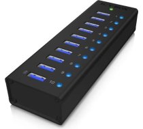 Icy Box IB-AC6110 - HUB USB 3.0  10-ports