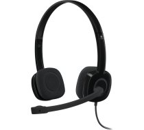 Logitech HEADSET STEREO H151/BLACK 981-000589 LOGITECH