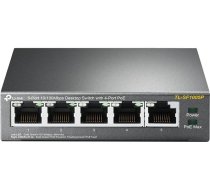 Tp-Link Switch|TP-LINK|Desktop/pedestal|5x10Base-T / 100Base-TX|PoE ports 4|TL-SF1005P