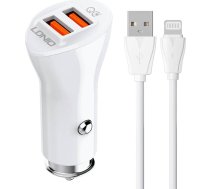 Ldnio C511Q 2USB Car charger + Lightning cable