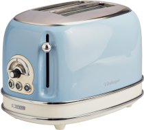 Ariete Vintage Toaster 155 (light blue, 810 watts, for 2 slices of toast)