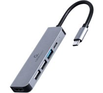 Gembird I/O ADAPTER USB-C TO HDMI/USB3/5IN1 A-CM-COMBO5-03 GEMBIRD