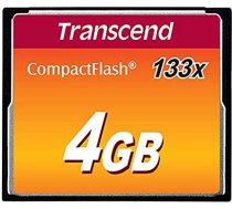 Transcend MEMORY COMPACT FLASH 4GB/SLC TS4GCF133 TRANSCEND