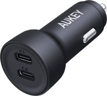 Aukey Wall charger Aukey CC-Y23, 2xUSB-C, 65W (black)