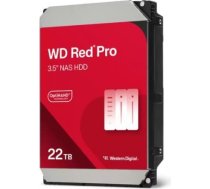 Western Digital HDD|WESTERN DIGITAL|Red Pro|22TB|SATA|512 MB|7200 rpm|3,5"|WD221KFGX