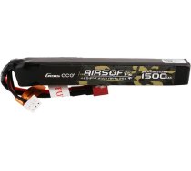 Gens Ace 25C 1500mAh 2S1P 7.4V Airsoft Gun Lipo Battery with T Plug