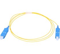 Extralink SC/UPC-SC/UPC | Patchcord | Single mode, Simplex, G657A, 900um, 1m