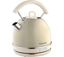 Ariete Vintage Kettle Beige, Round (Beige, 2,000 Watt, 1.7 Liters)