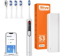 Bitvae Sonic toothbrush with app, tips set and travel etui S3 (silver)