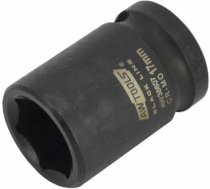 Awtools AW 1/2" HEX IMPACT SOCKET BIT 17mm BLACK LINE