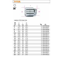 Beta SOCKET 3/8X 8MM