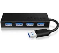 Icy Box IB-AC6104 USB 3.0 Hub black