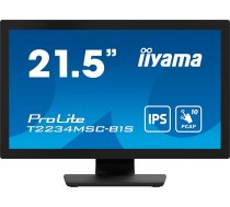 Iiyama ProLite T2234MSC-B1S, LED monitor - 21.5 -  black (matt), FullHD, IPS, VGA, HDMI, DisplayPort