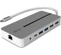 Lindy I/O DOCKING STATION USB-C/MINI DUAL 4K 43360 LINDY