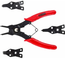 Awtools AW CIRCLIP PLIER SET 160mm 4pcs w/ INTERCHANGEABLE HEADS