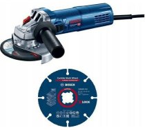 Bosch SZLIFIERKA KĄT. 125mm/ 900W GWS 9-125 S REG.OBR. +TARCZA TNĄCA CARBIDE