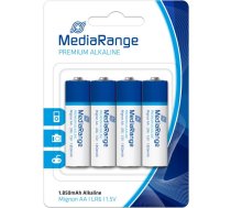 Mediarange BATTERY ALKALINE AA 1.5V/4PCS MRBAT104 MEDIARANGE