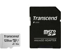 Transcend MEMORY MICRO SDXC 128GB W/ADAP/C10 TS128GUSD300S-A TRANSCEND