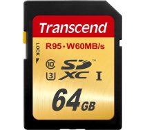 Transcend SDXC              64GB Class 10 UHS-I U3 Ultimate