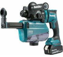 Makita MŁOTOWIERTARKA Z OPCJĄ KUCIA 18V 1,7J 2x5,0Ah + SYSTEM ODSYSANIA DX05  DHR182TWJU