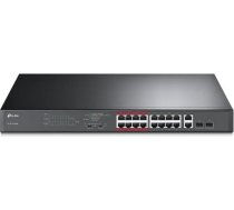 Tp-Link Switch|TP-LINK|Desktop/pedestal|16x10Base-T / 100Base-TX|2x10/100/1000BASE-T/SFP combo|PoE+ ports 16|192 Watts|TL-SL1218MP