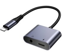 Joyroom 2-in-1 Audio adapter Joyroom SY-L01 Lightning to 3.5mm + Lightning (black)