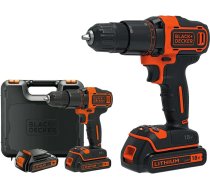 Black+Decker BLACK & DECKER DRILL DRIVE 18V BDCDD186KB 40NM 2X1 5AH