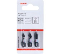 Bosch IMPACT BIT SET 3PCS PH1/PH2/PH3 X 25MM