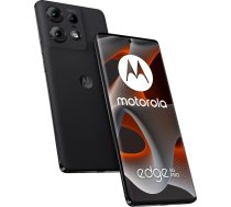 Motorola Edge 50 Pro - 6.67 - 512GB, mobile phone  (Black Beauty, Faux Leather, Dual SIM, Android 14, 12 GB LPDDR4X)