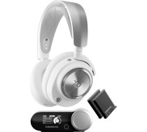 Steelseries Arctis Nova Pro Wireless, gaming headset (white, ANC, USB-C, jack)