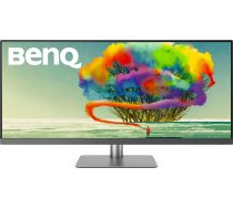 Benq PD3420Q monitori 86,4 cm (34") 3440 x 1440 pikseļi Quad HD LED Pelēks