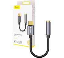 Baseus L54 Audio Adapter USB-C + mini jack 3,5mm (Black+Gray)