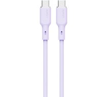 Aukey USB-C to USB-C Cable Aukey CB-SCC101, 100W, 1m (lavender)