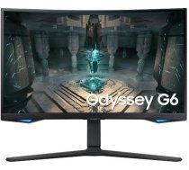 Samsung LCD Monitor|SAMSUNG|Odyssey G6|32"|Gaming/Smart/Curved|Panel VA|2560x1440|16:9|240Hz|1 ms|Speakers|Swivel|Pivot|Height adjustable|Tilt|Colour Black|LS32BG650EUXEN