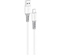 Foneng X66 USB to Micro USB Cable, 20W, 3A, 1m (White)