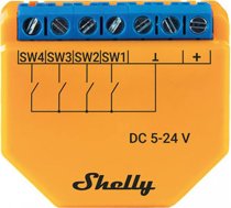 Shelly Wi-Fi Controller Shelly PLUS i4 DC, 4-digital inputs