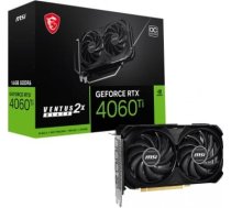 MSI Graphics card GeForce RTX 4060 Ti Ventus 2X OC 16GB GDDR6 128b black