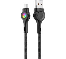 Vipfan USB to Micro USB cable VFAN Colorful X08, 3A, 1.2m (black)