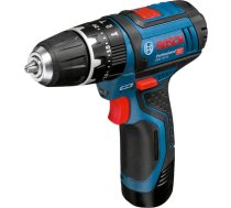 Bosch GSB 10,8-2-LI Professional Bez atslēgas Melns, Zils, Sarkans