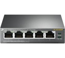 Tp-Link TL-SG1005P Nepārvaldīts Gigabit Ethernet (10/100/1000) Power over Ethernet (PoE) Melns