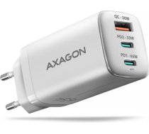 Axagon ACU-DPQ65W GaN 3xport wall charger 65W white