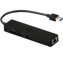 I-Tec USB 3.0 Slim HUB 3 Port + Gigabit Ether.