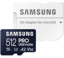 Samsung Memory card microSD MB-MY512SA/WW Pro Ultimate 512GB + Adapter
