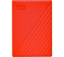 Western Digital External HDD|WESTERN DIGITAL|My Passport|2TB|USB 2.0|USB 3.0|USB 3.2|Colour Red|WDBYVG0020BRD-WESN