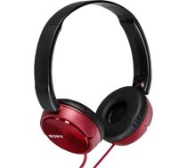 Sony MDR-ZX310 Austiņas Vadu Mūzika Sarkans